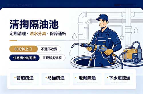 许昌清掏隔油池